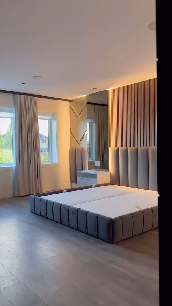 Custom luxury bedroom furniture for a stylish and comfortable space.