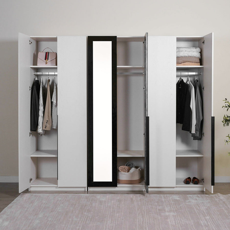 Wayo 6 Door Wardrobe