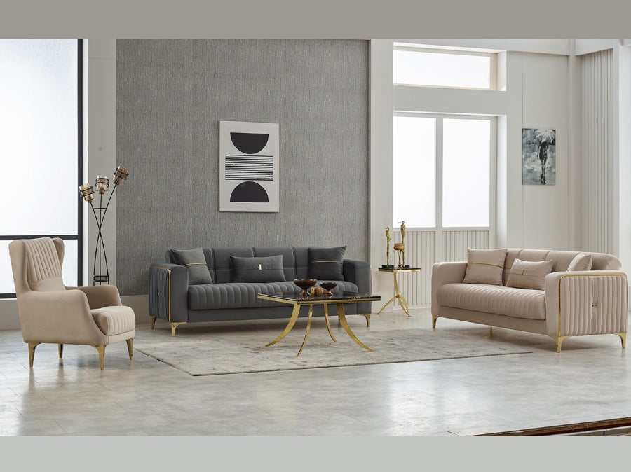 Carmela Living Room Sofa Set