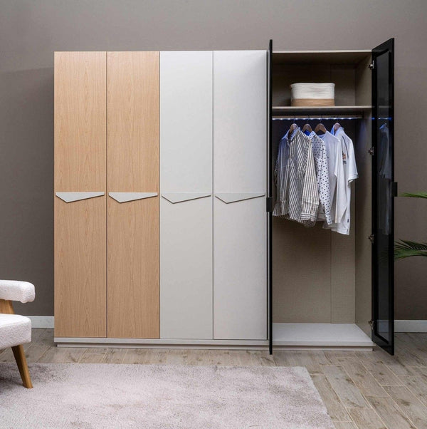 Floransa 6 Door Wardrobe