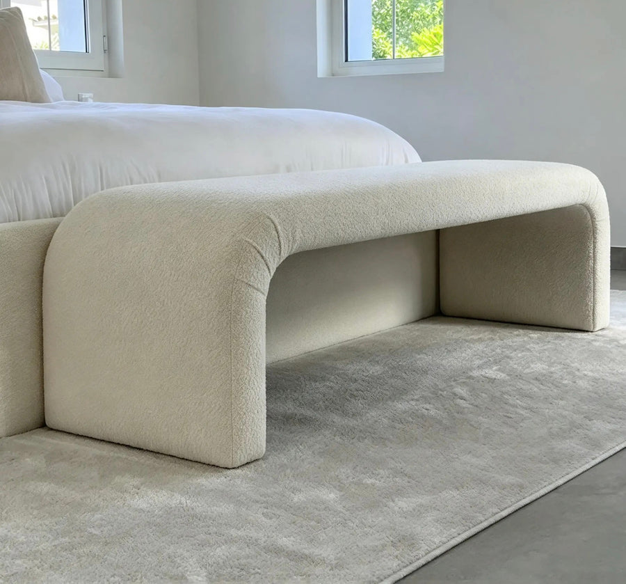 Arch Bouclé Bench