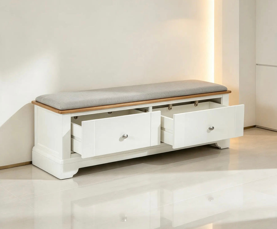 Coastal Drawer Bench