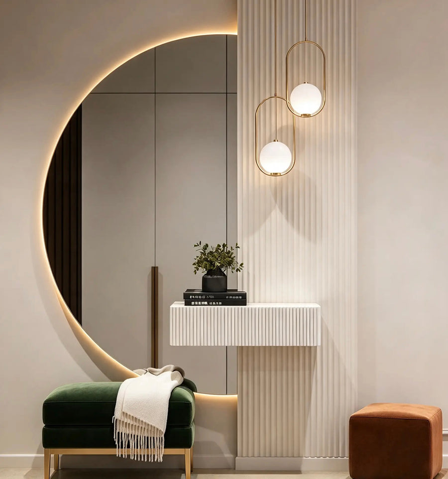 Crescent Mirror & Console