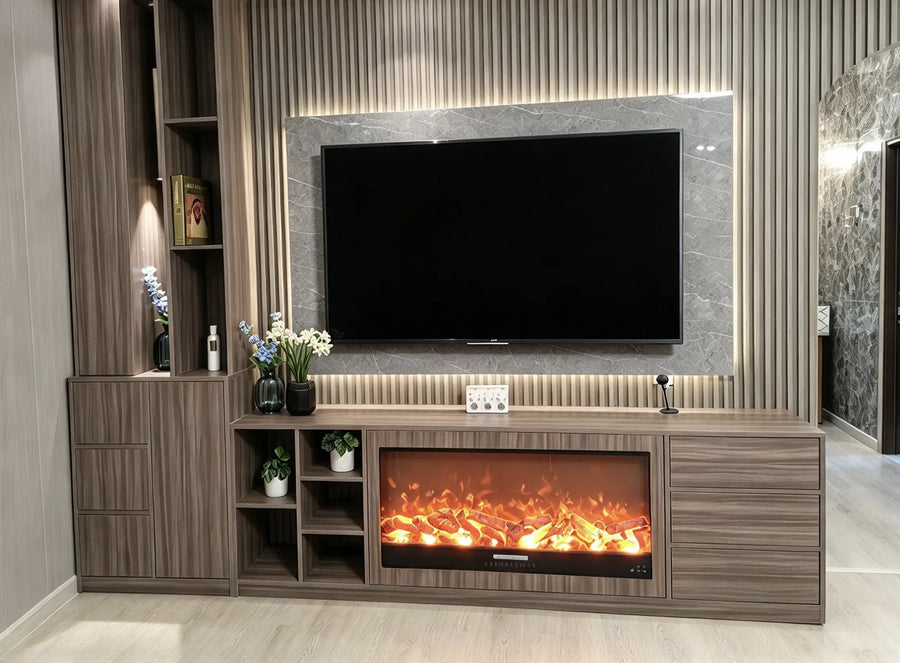 Ember Fireplace TV Unit