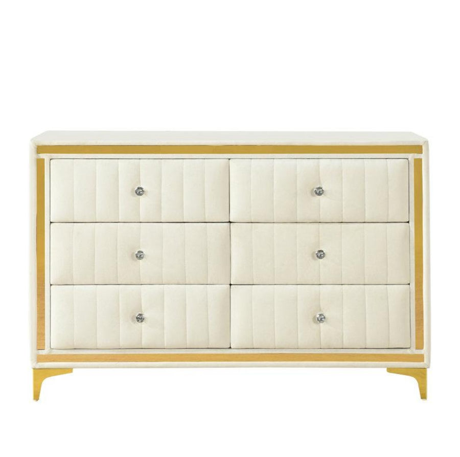 Gilded Cream Dresser