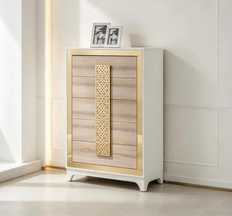 Gilded Tall Chest