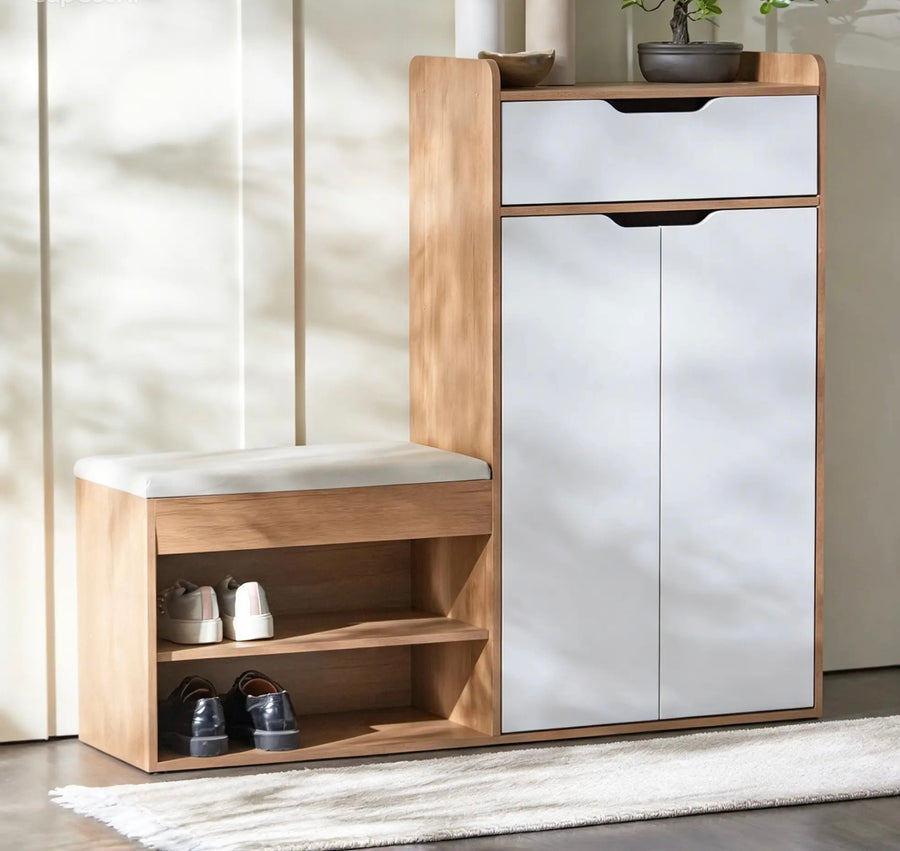 Nordic Bench Shoe Cabinet