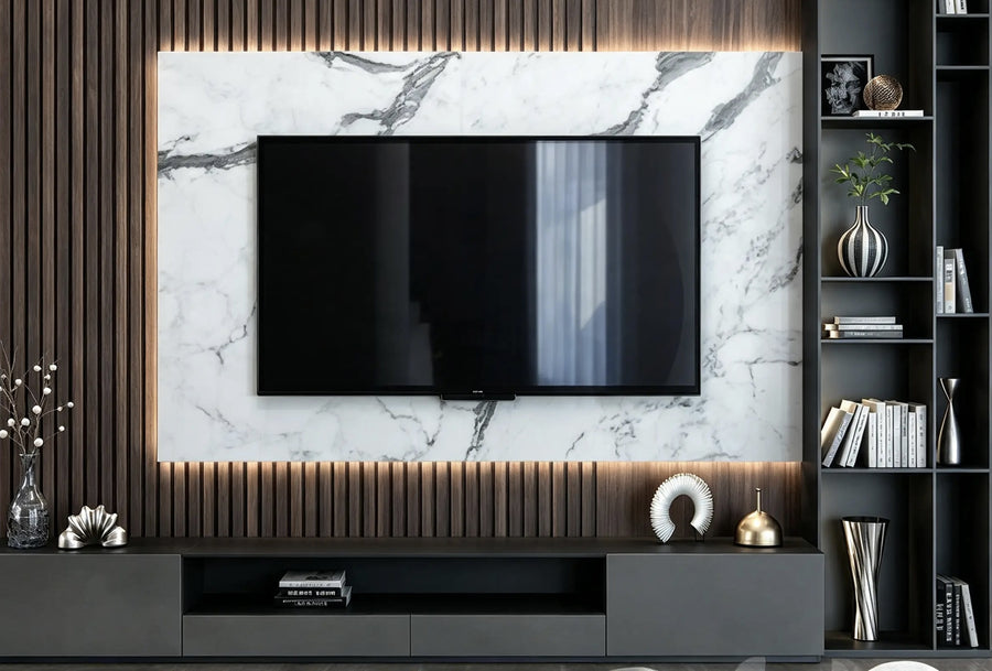 Onyx Marble TV Wall