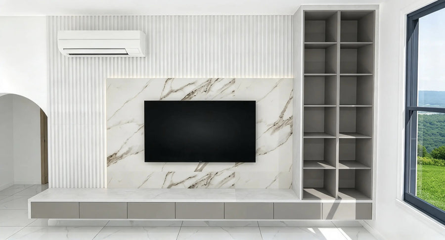 Pearl Marble TV Wall