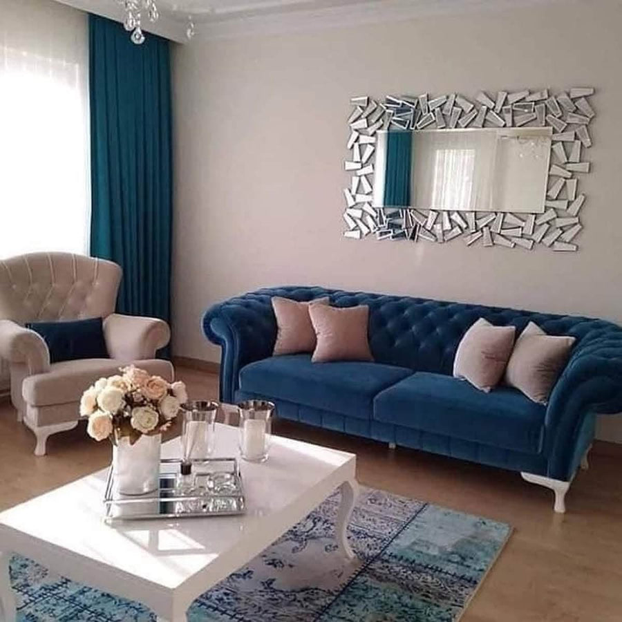 Sapphire Chesterfield Sofa