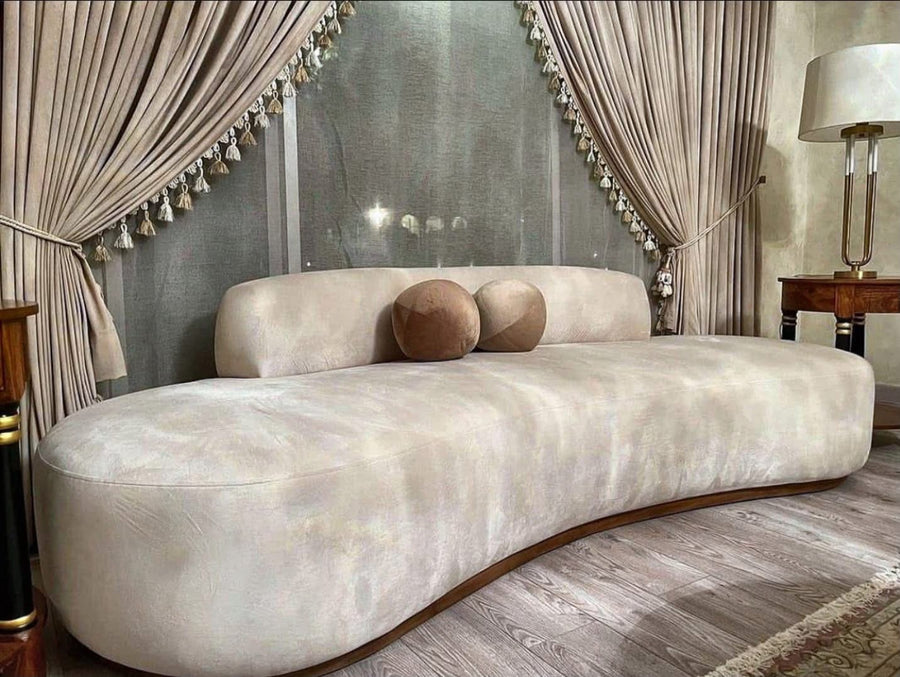 Serpentine Curved Sofa