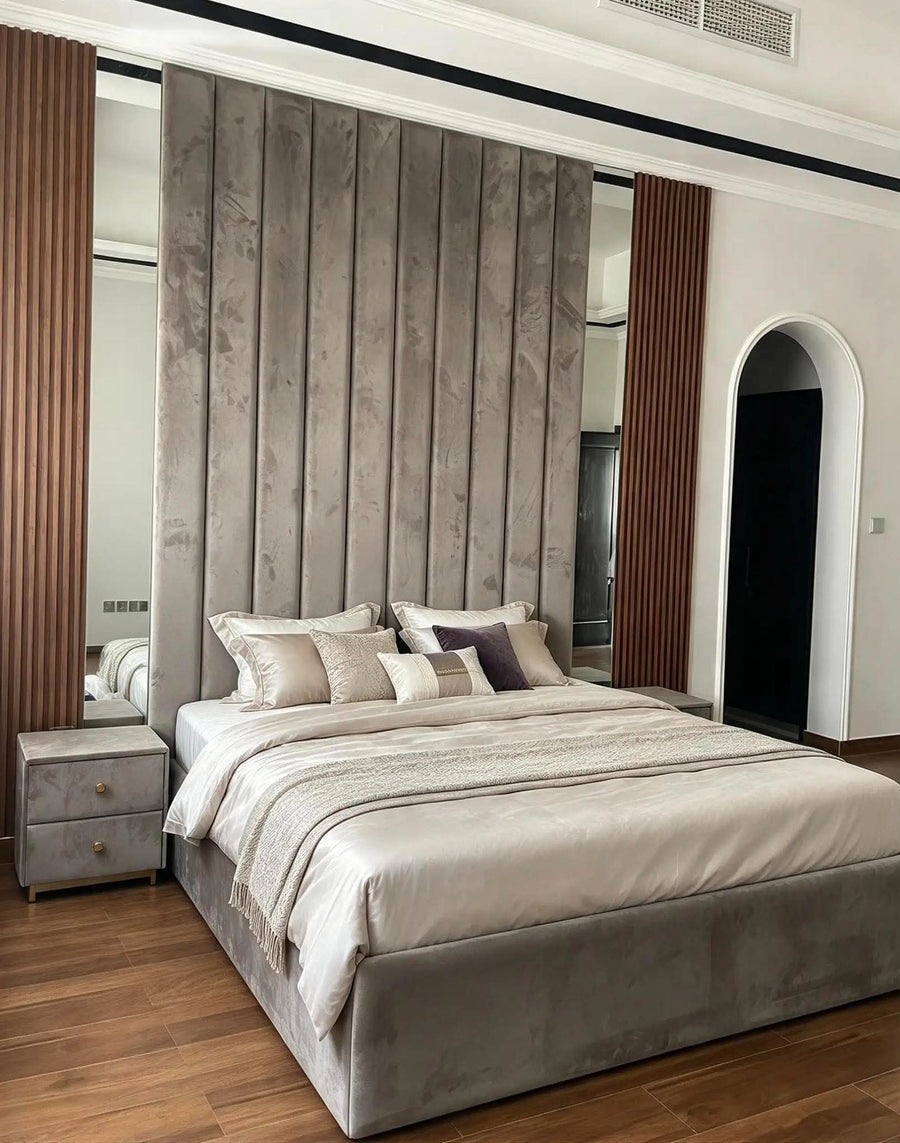 Wall Panel Head Board Design 026